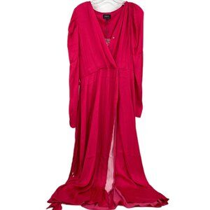 Bardot Pink V-Neck Maxi Dress | Size 10